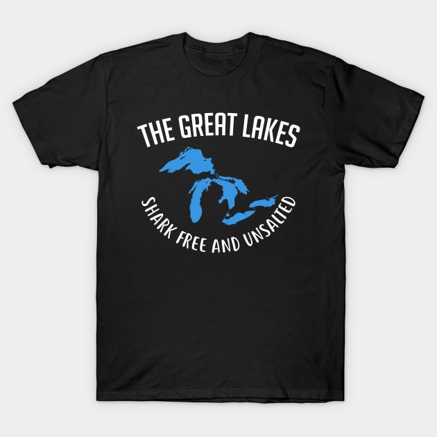 Lake - The Great Lakes T-Shirt by Shiva121